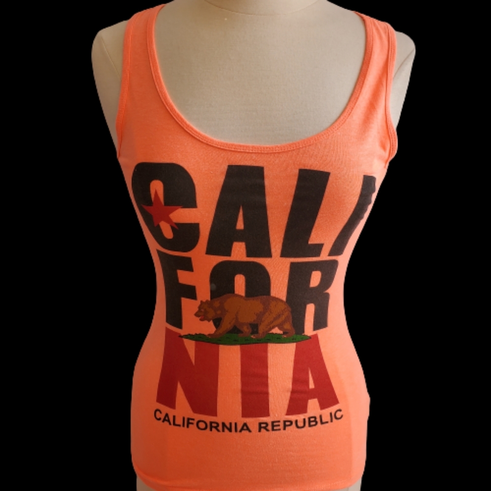 California Republic Orange Tee